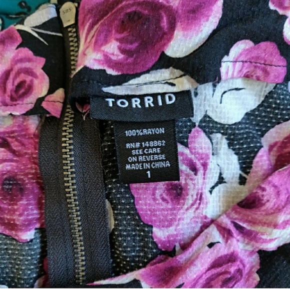 Torrid - Floral print tunic - Picture 3 of 7